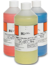 Pufferlösungs-Set, farbcodiert, pH 4,01, pH 7,00 und pH 10,01, 500 mL