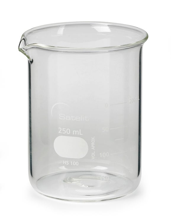 Griffinbecher, flache Form, Glas, 250 mL