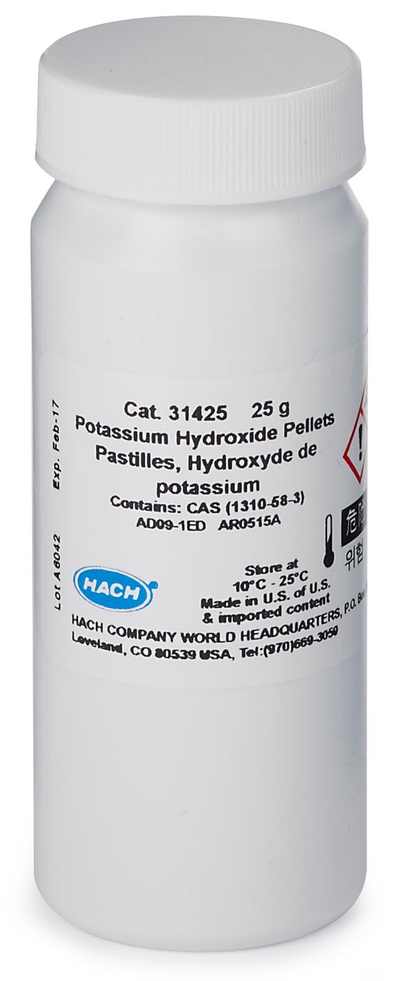 Kaliumhydroxid-Pellets, 25 g