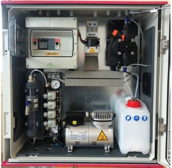 TMS-C-Filtrationssystem, Innenbereich, 230 V, 5 m unbeheizter Probenschlauch
