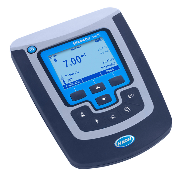 HQ440D Labor-Multiparameter-Messgerät mit zwei Eingängen – pH-Wert, Leitfähigkeit, gelöster Sauerstoff (LDO), Redox und ISE